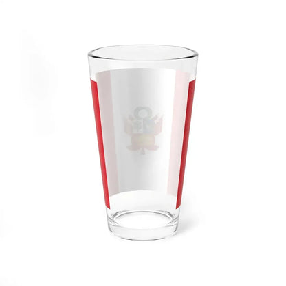 Flag of Peru war (Peru) Pint Glass 16oz - Go Mug Yourself