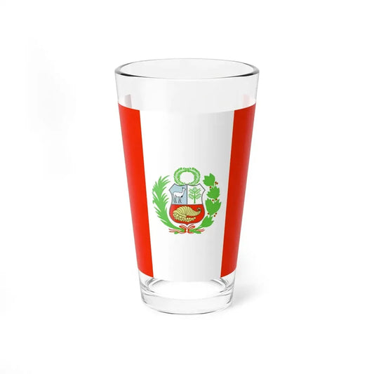 Flag of Peru WFB 2000 (Peru) Pint Glass 16oz 16oz - Go Mug Yourself
