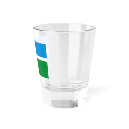 Flag of Pervomayskiy Raion Crimea (Russia) Shot Glass 1.5oz - Go Mug Yourself