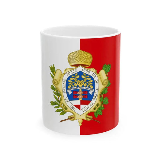 Flag of Pesaro (Italy) White Coffee Mug 11oz - Go Mug Yourself
