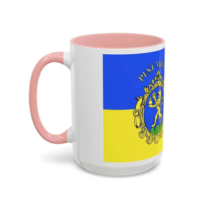 Flag of Pest County Hungary - Accent Coffee Mug - Go Mug Yourself
