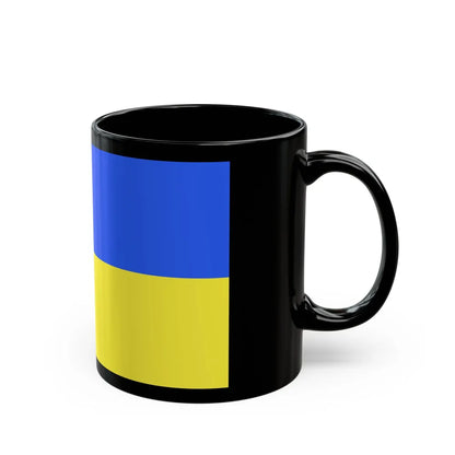 Flag of Pest County Hungary - Black Coffee Mug-Go Mug Yourself