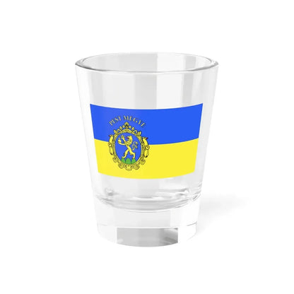 Flag of Pest County Hungary - Shot Glass 1.5oz 1.5oz - Go Mug Yourself