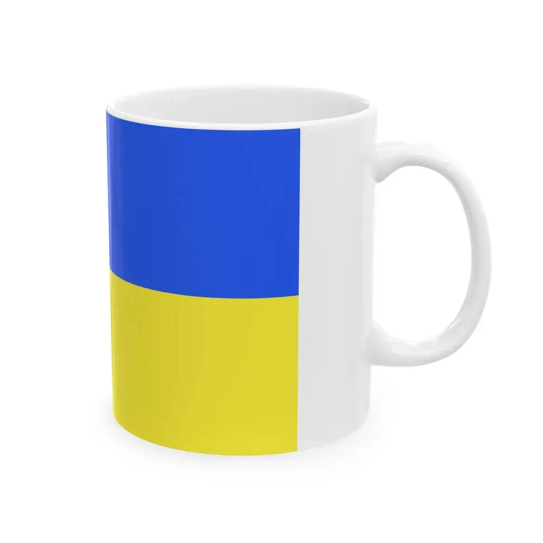 Flag of Pest County Hungary - White Coffee Mug - Go Mug Yourself