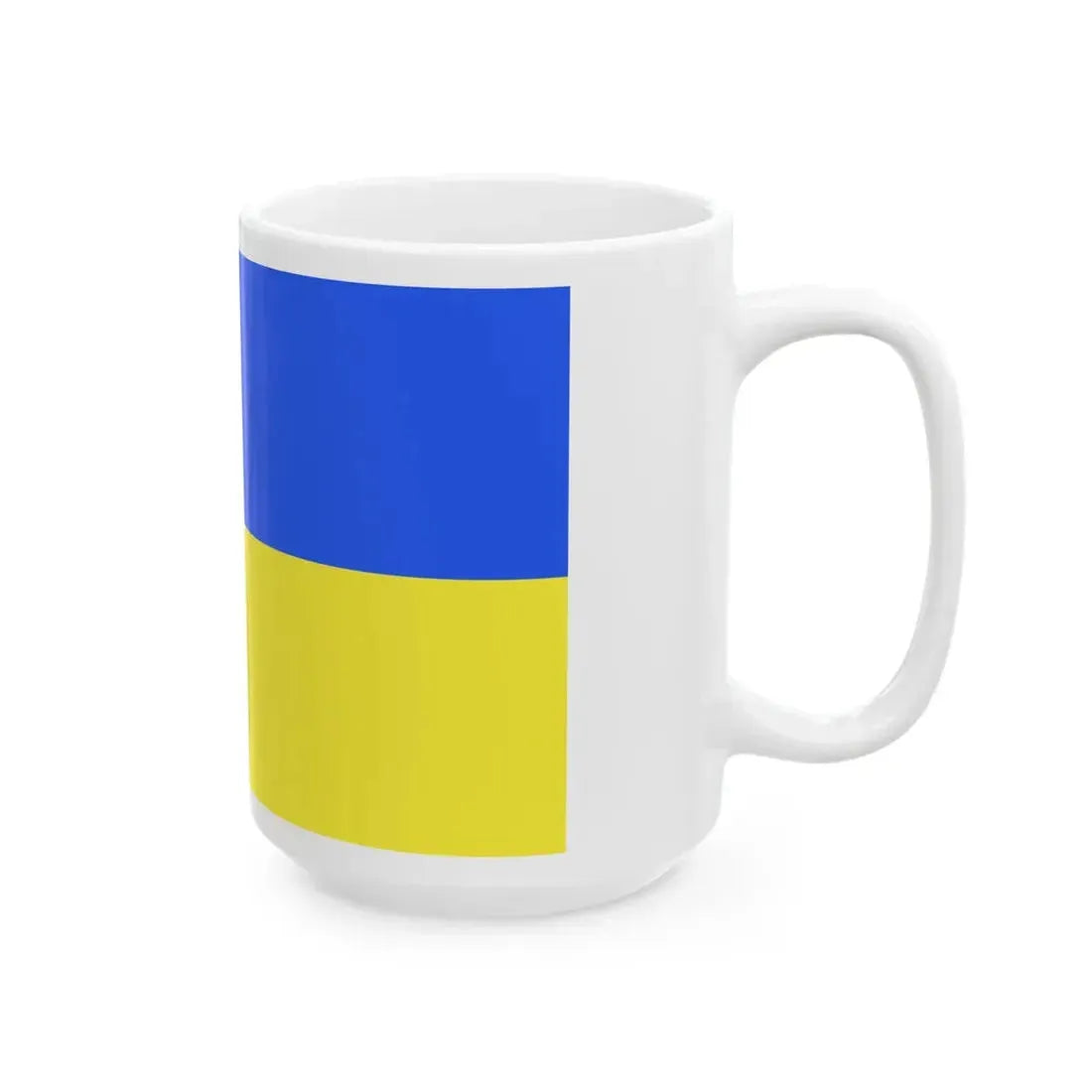 Flag of Pest County Hungary - White Coffee Mug - Go Mug Yourself