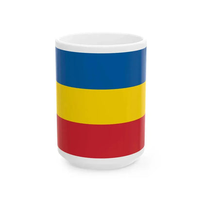 Flag of Pest pre-1873 (Hungary) White Coffee Mug 15oz - Go Mug Yourself