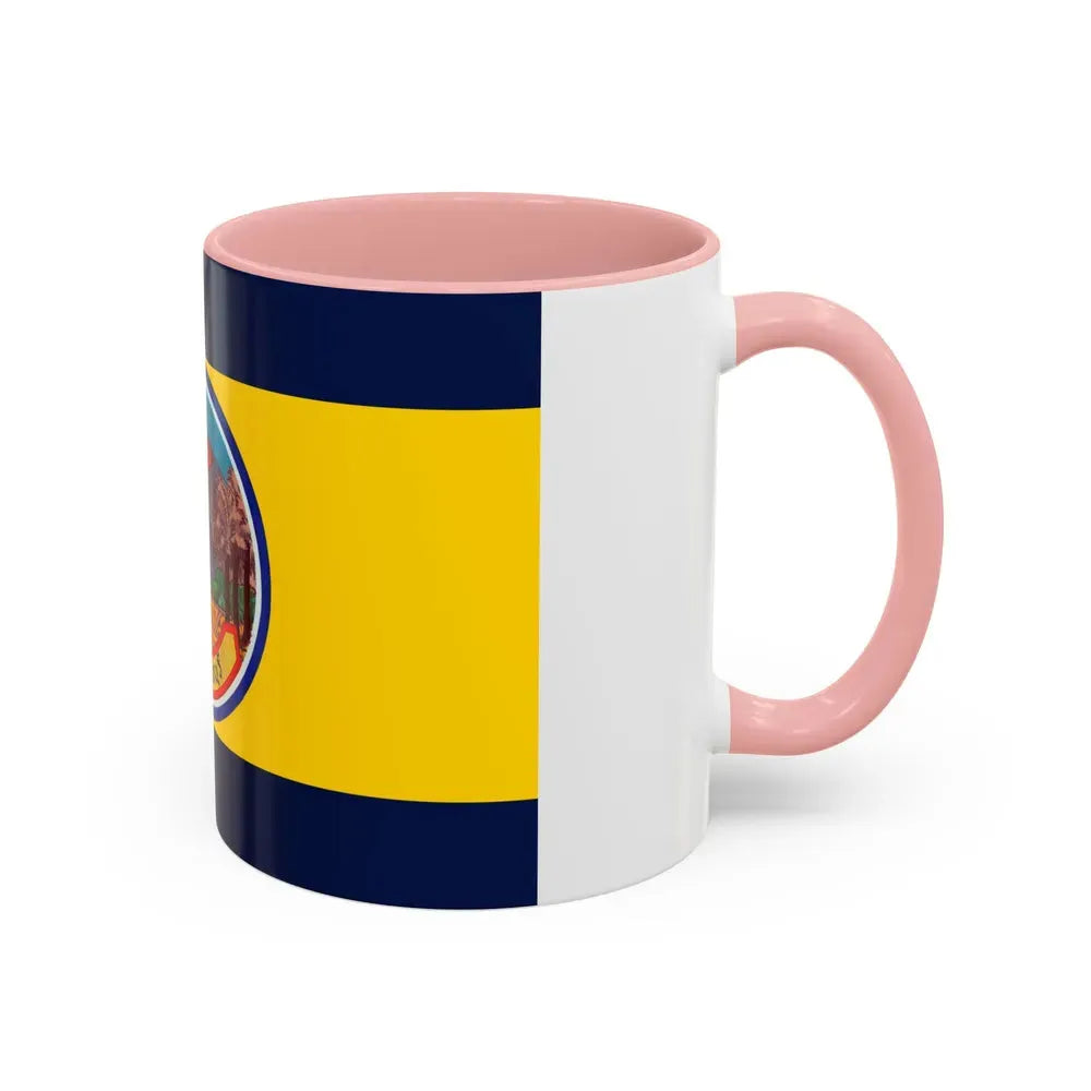 Flag of Petchaburi Province Thailand - Accent Coffee Mug - Go Mug Yourself