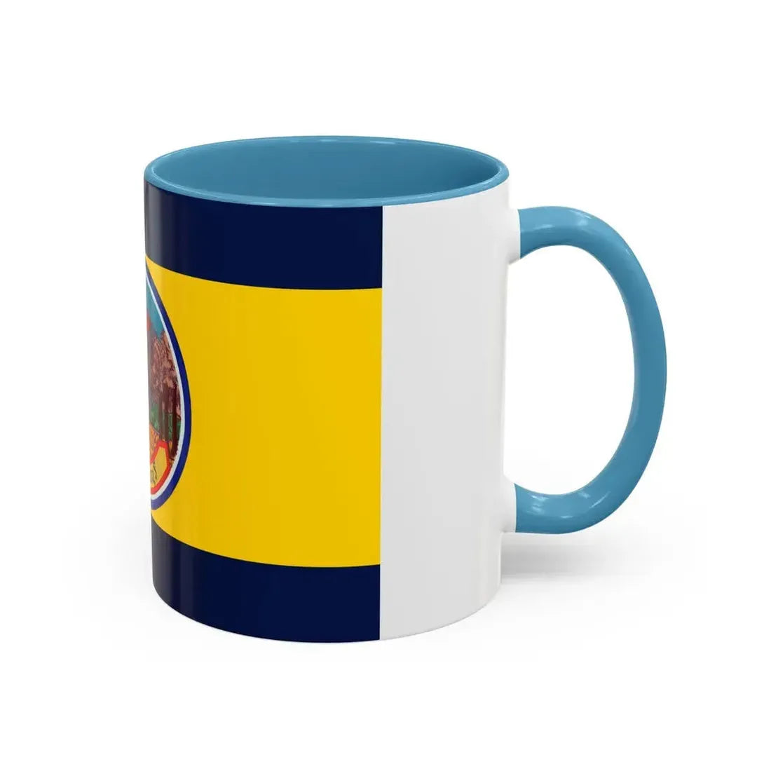 Flag of Petchaburi Province Thailand - Accent Coffee Mug - Go Mug Yourself