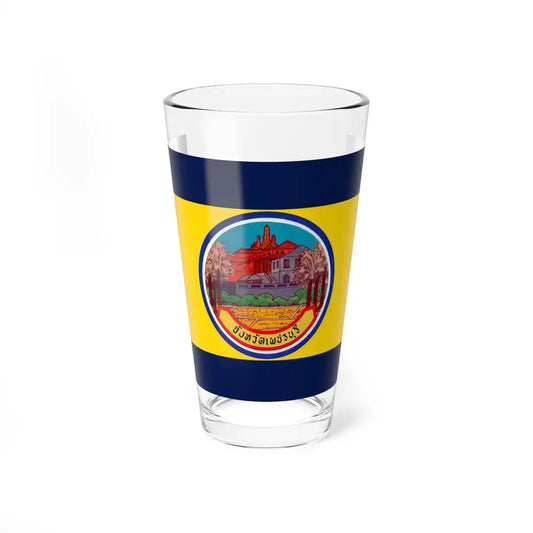 Flag of Petchaburi Province Thailand - Pint Glass 16oz 16oz - Go Mug Yourself