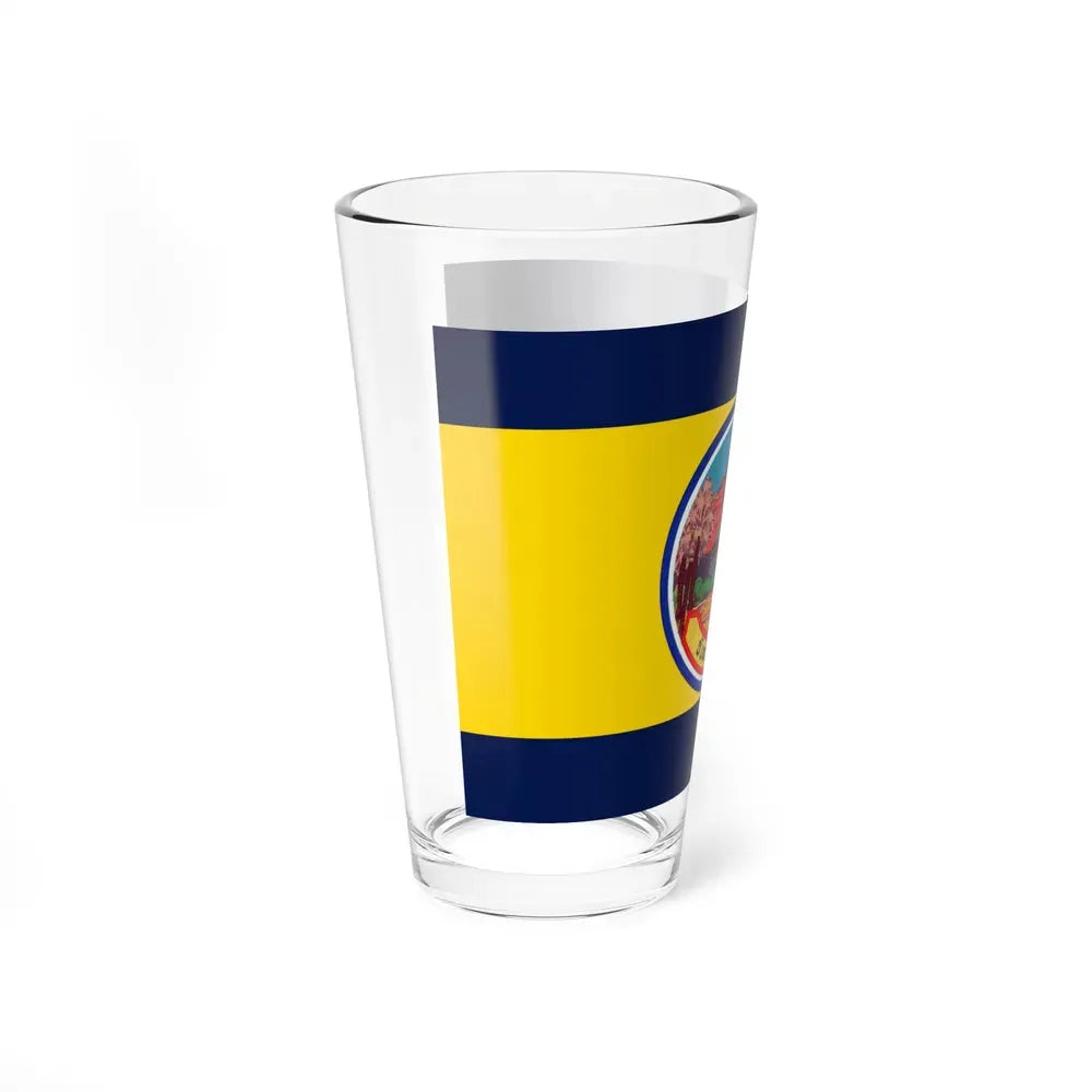 Flag of Petchaburi Province Thailand - Pint Glass 16oz - Go Mug Yourself