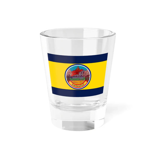 Flag of Petchaburi Province Thailand - Shot Glass 1.5oz 1.5oz - Go Mug Yourself