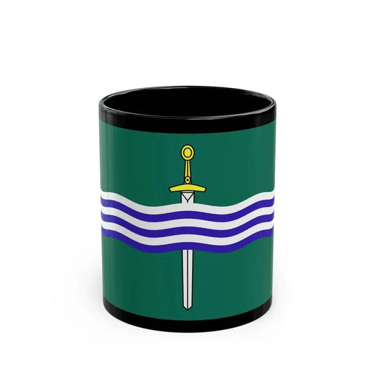Flag of Peterborough Ontario Canada - Black Coffee Mug 11oz - Go Mug Yourself