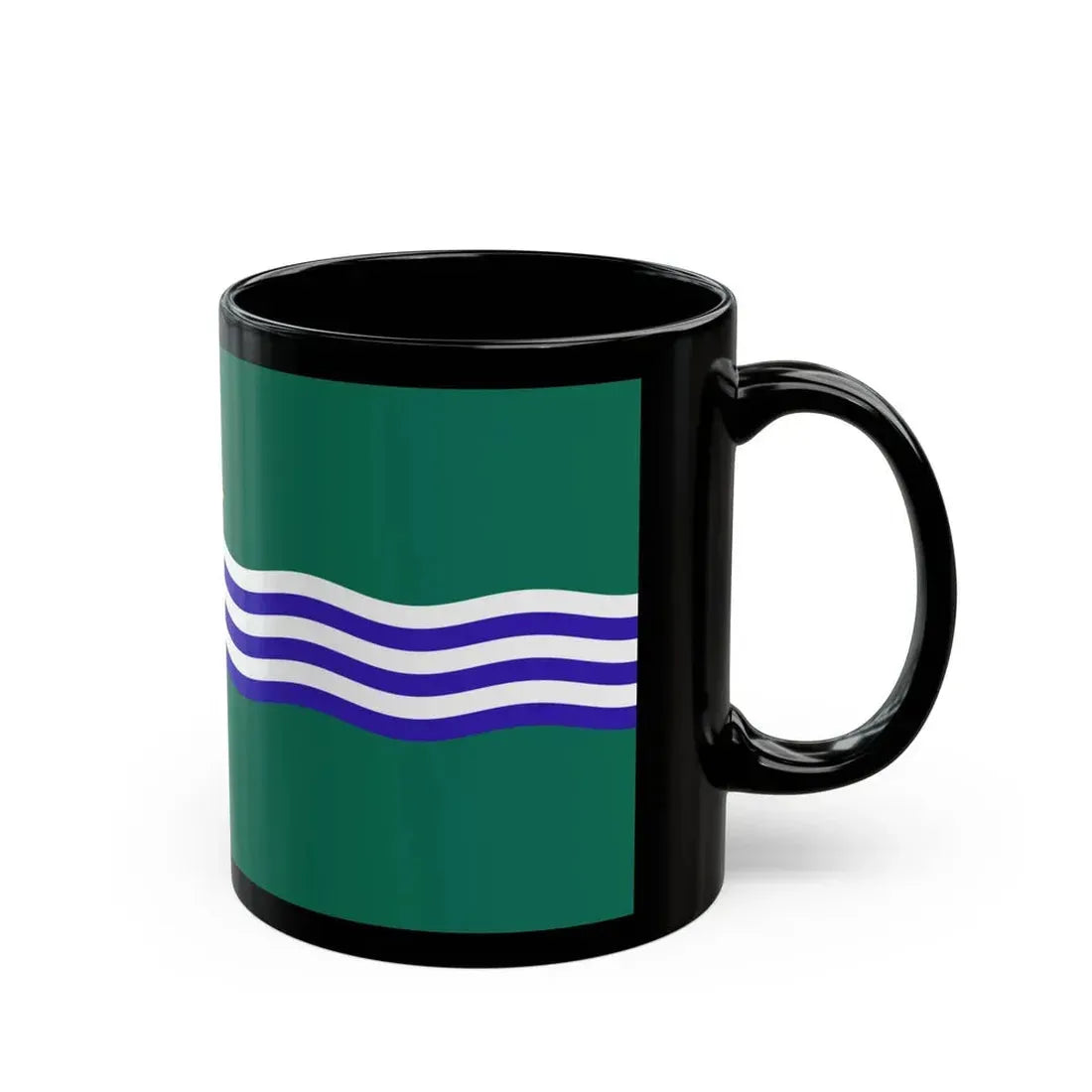 Flag of Peterborough Ontario Canada - Black Coffee Mug - Go Mug Yourself