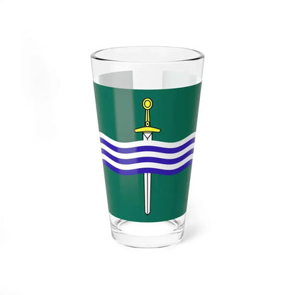 Flag of Peterborough Ontario Canada - Pint Glass 16oz 16oz - Go Mug Yourself