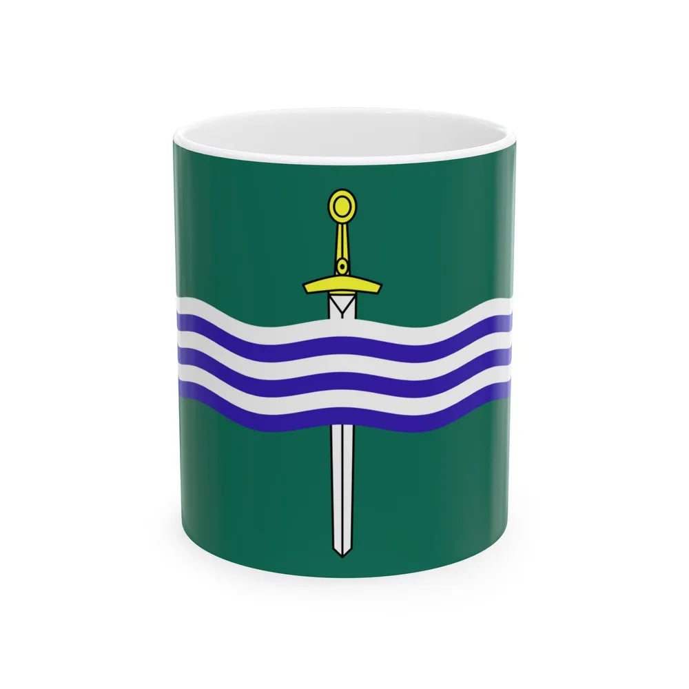 Flag of Peterborough Ontario Canada - White Coffee Mug-11oz-Go Mug Yourself