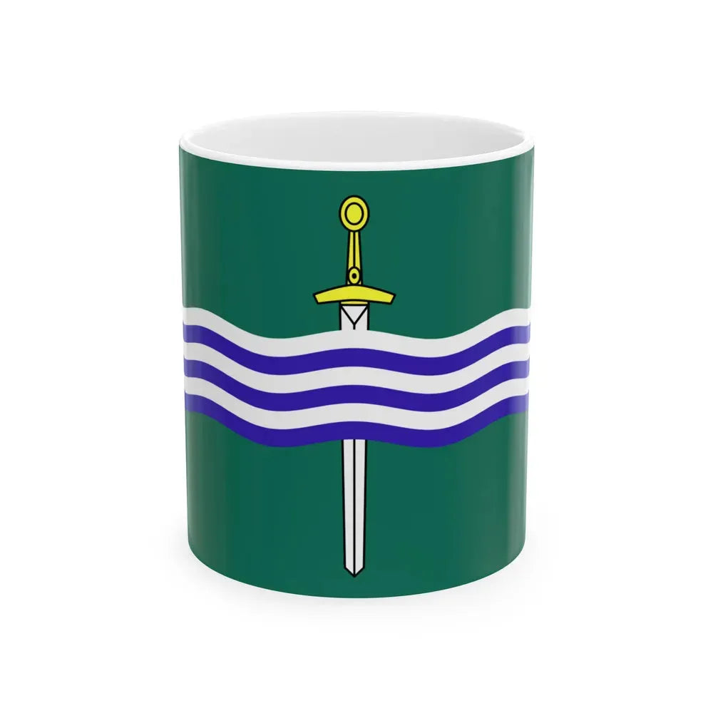 Flag of Peterborough Ontario Canada - White Coffee Mug 11oz - Go Mug Yourself