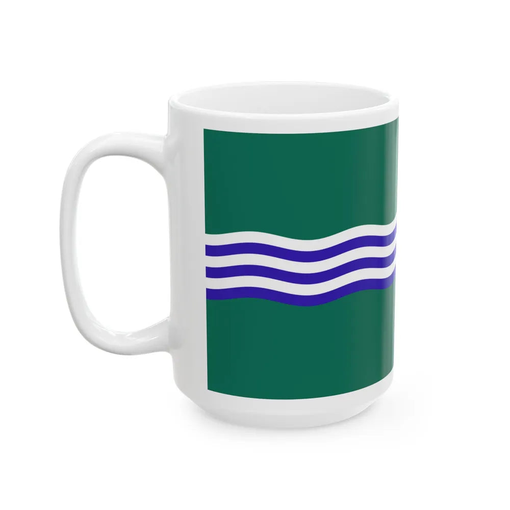 Flag of Peterborough Ontario Canada - White Coffee Mug-Go Mug Yourself