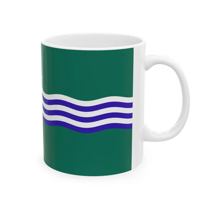 Flag of Peterborough Ontario Canada - White Coffee Mug-Go Mug Yourself