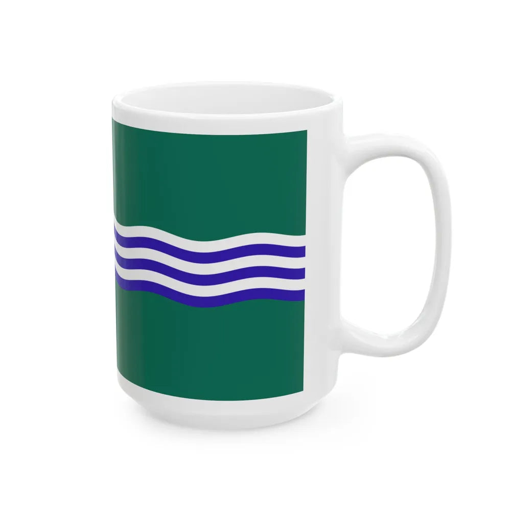 Flag of Peterborough Ontario Canada - White Coffee Mug-Go Mug Yourself