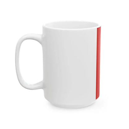 Flag of Peteri vertical (Hungary) White Coffee Mug - Go Mug Yourself