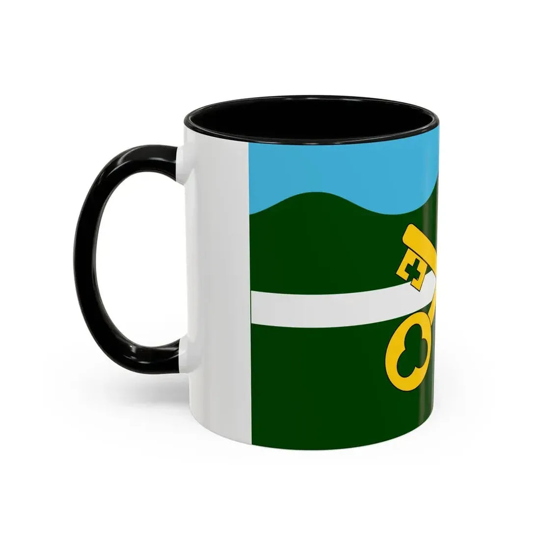 Flag of Petersfield UK - Accent Coffee Mug - Go Mug Yourself