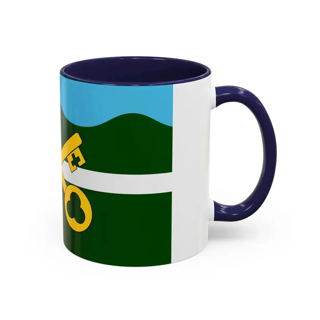 Flag of Petersfield UK - Accent Coffee Mug - Go Mug Yourself