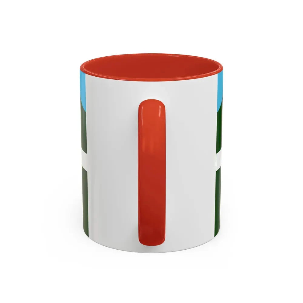 Flag of Petersfield UK - Accent Coffee Mug - Go Mug Yourself