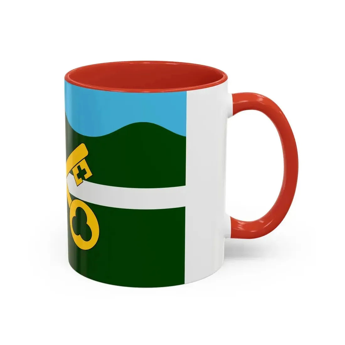 Flag of Petersfield UK - Accent Coffee Mug - Go Mug Yourself