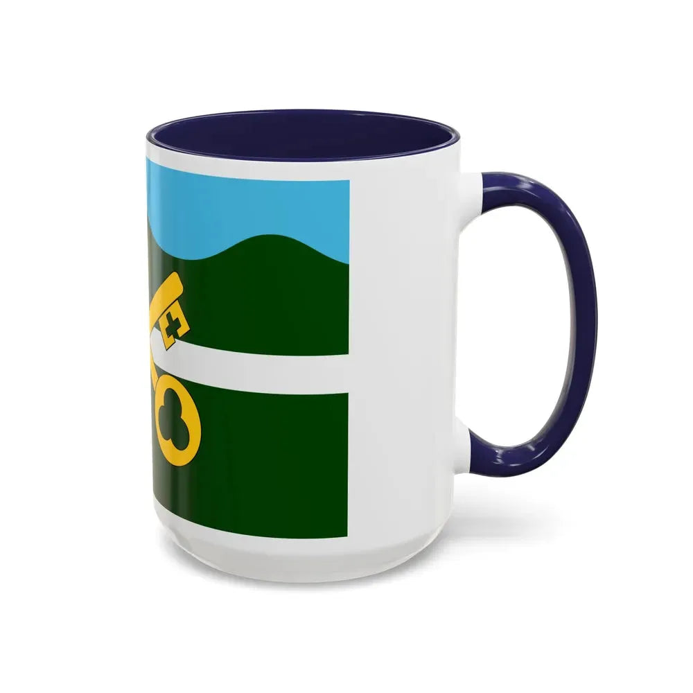 Flag of Petersfield UK - Accent Coffee Mug - Go Mug Yourself