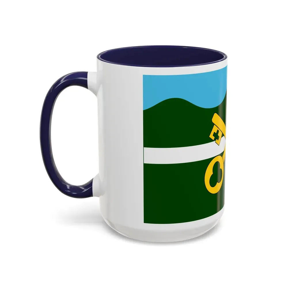 Flag of Petersfield UK - Accent Coffee Mug - Go Mug Yourself