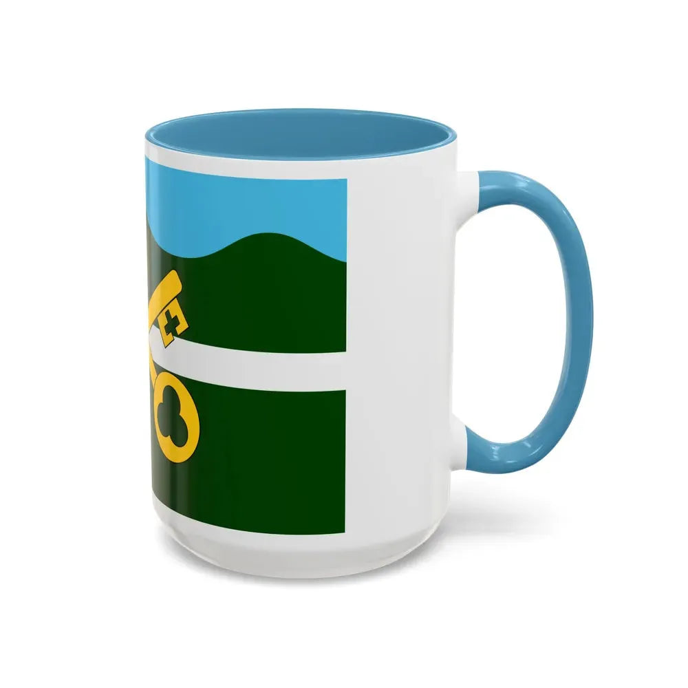 Flag of Petersfield UK - Accent Coffee Mug - Go Mug Yourself