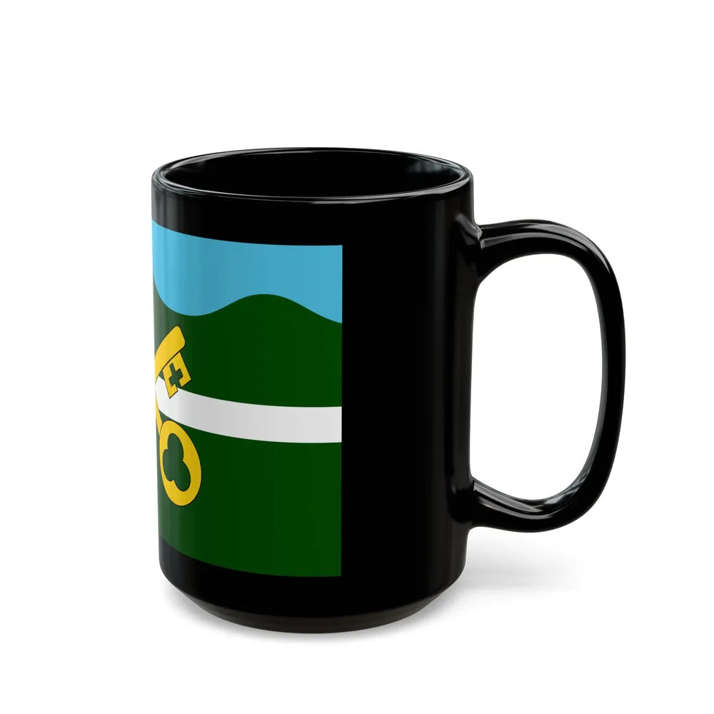 Flag of Petersfield UK - Black Coffee Mug-Go Mug Yourself