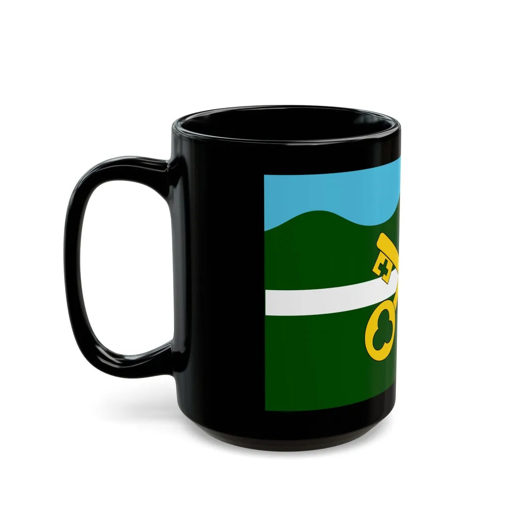 Flag of Petersfield UK - Black Coffee Mug-Go Mug Yourself