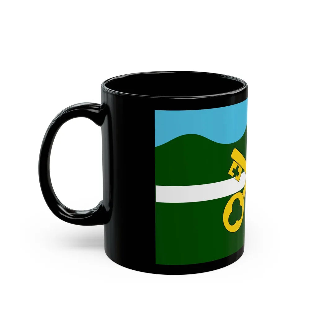 Flag of Petersfield UK - Black Coffee Mug-Go Mug Yourself