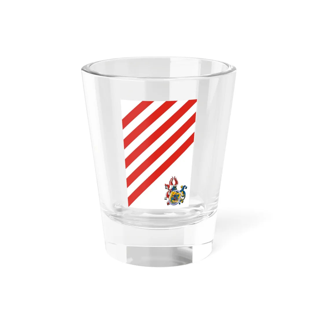 Flag of Petervasara (Hungary) Shot Glass 1.5oz 1.5oz - Go Mug Yourself
