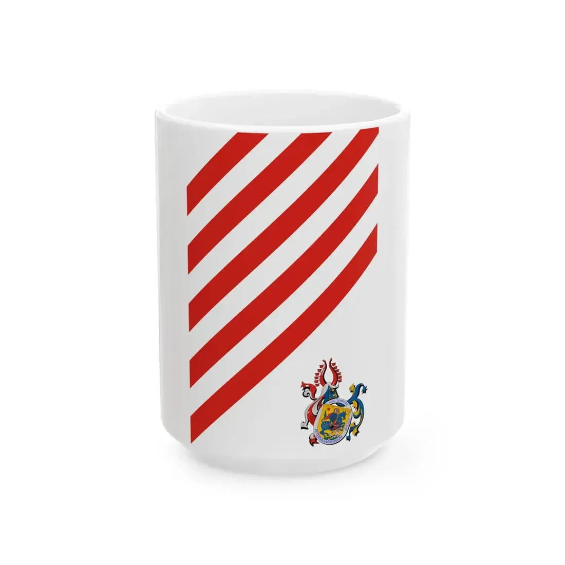 Flag of Petervasara (Hungary) White Coffee Mug 15oz - Go Mug Yourself