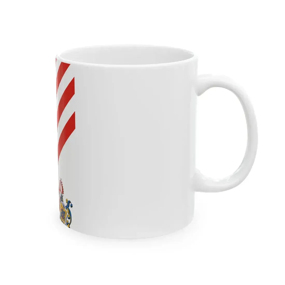 Flag of Petervasara (Hungary) White Coffee Mug - Go Mug Yourself