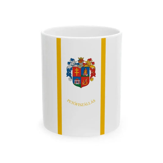 Flag of Petofiszallas (Hungary) White Coffee Mug 11oz - Go Mug Yourself