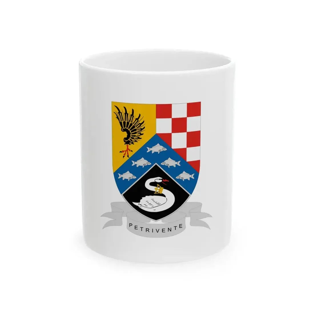 Flag of Petrivente (Hungary) White Coffee Mug 11oz - Go Mug Yourself