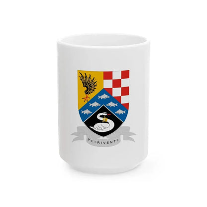 Flag of Petrivente (Hungary) White Coffee Mug 15oz - Go Mug Yourself