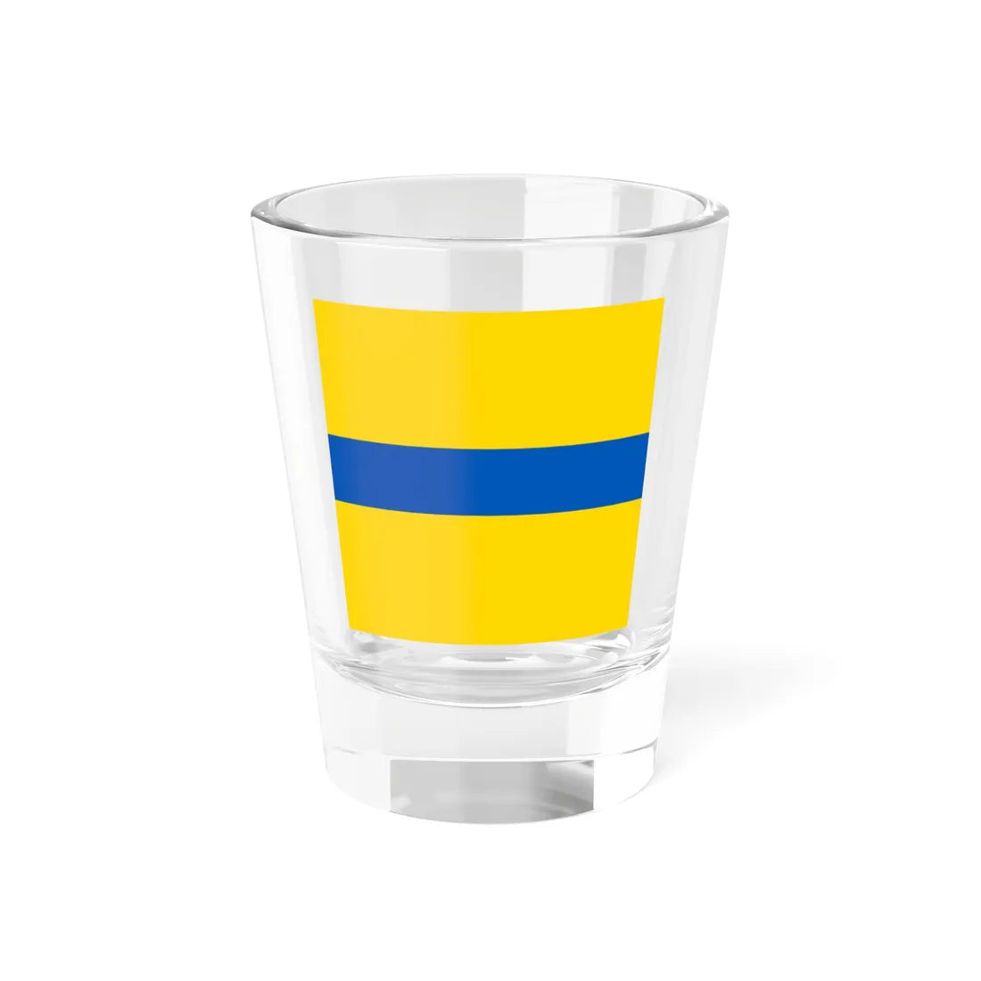 Flag of Petrove (Ukraine) Shot Glass 1.5oz 1.5oz - Go Mug Yourself