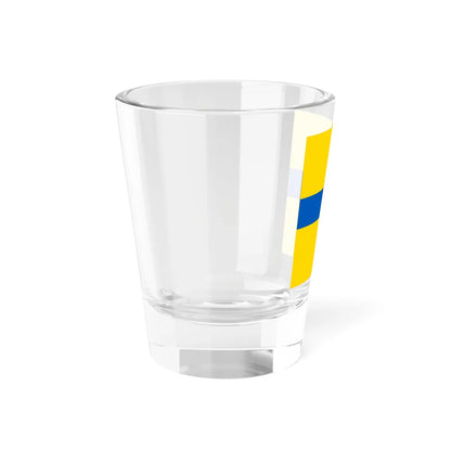 Flag of Petrove (Ukraine) Shot Glass 1.5oz - Go Mug Yourself