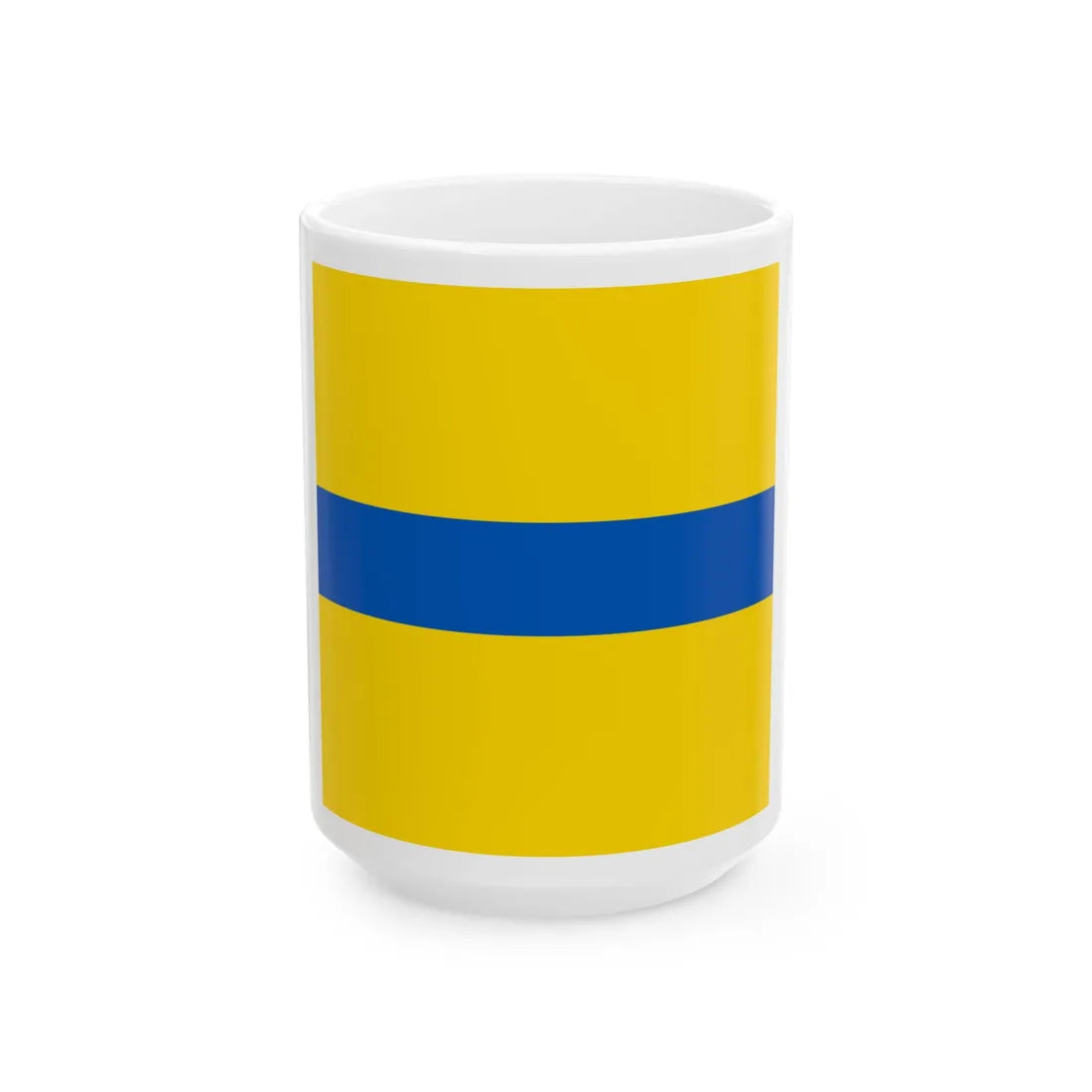 Flag of Petrove (Ukraine) White Coffee Mug 15oz - Go Mug Yourself