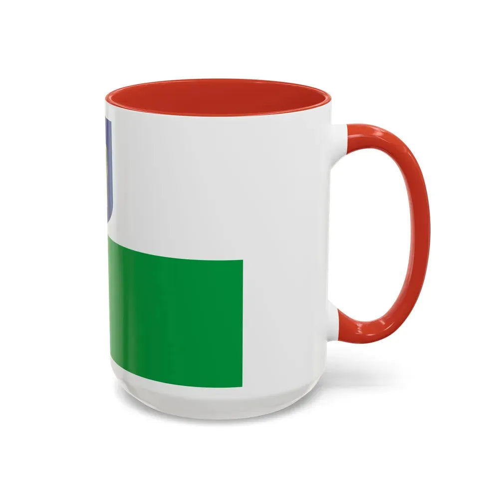 Flag of Petseri County Estonia - Accent Coffee Mug - Go Mug Yourself