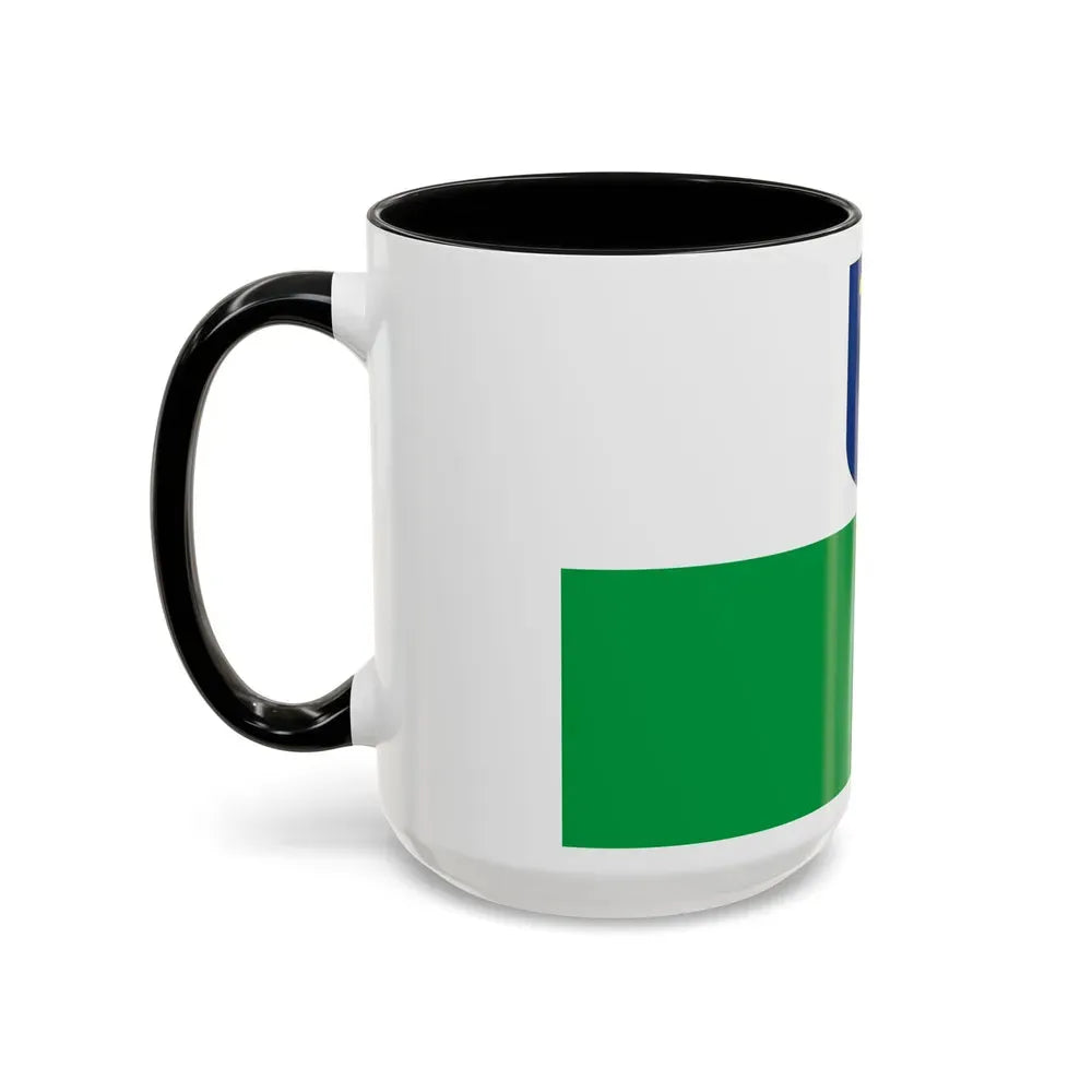 Flag of Petseri County Estonia - Accent Coffee Mug - Go Mug Yourself