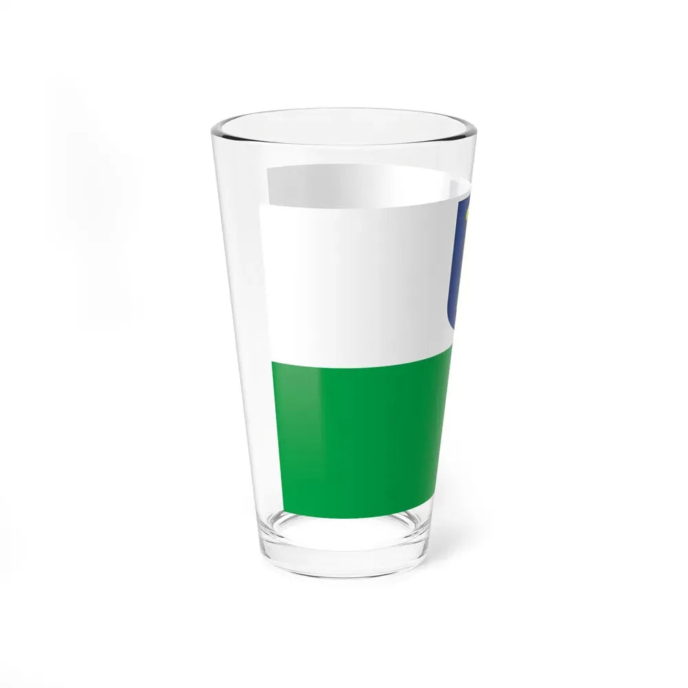 Flag of Petseri County Estonia - Pint Glass 16oz - Go Mug Yourself