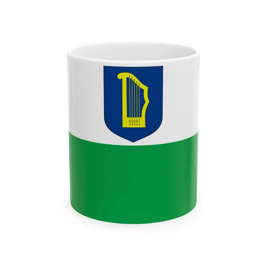 Flag of Petseri County Estonia - White Coffee Mug 11oz - Go Mug Yourself