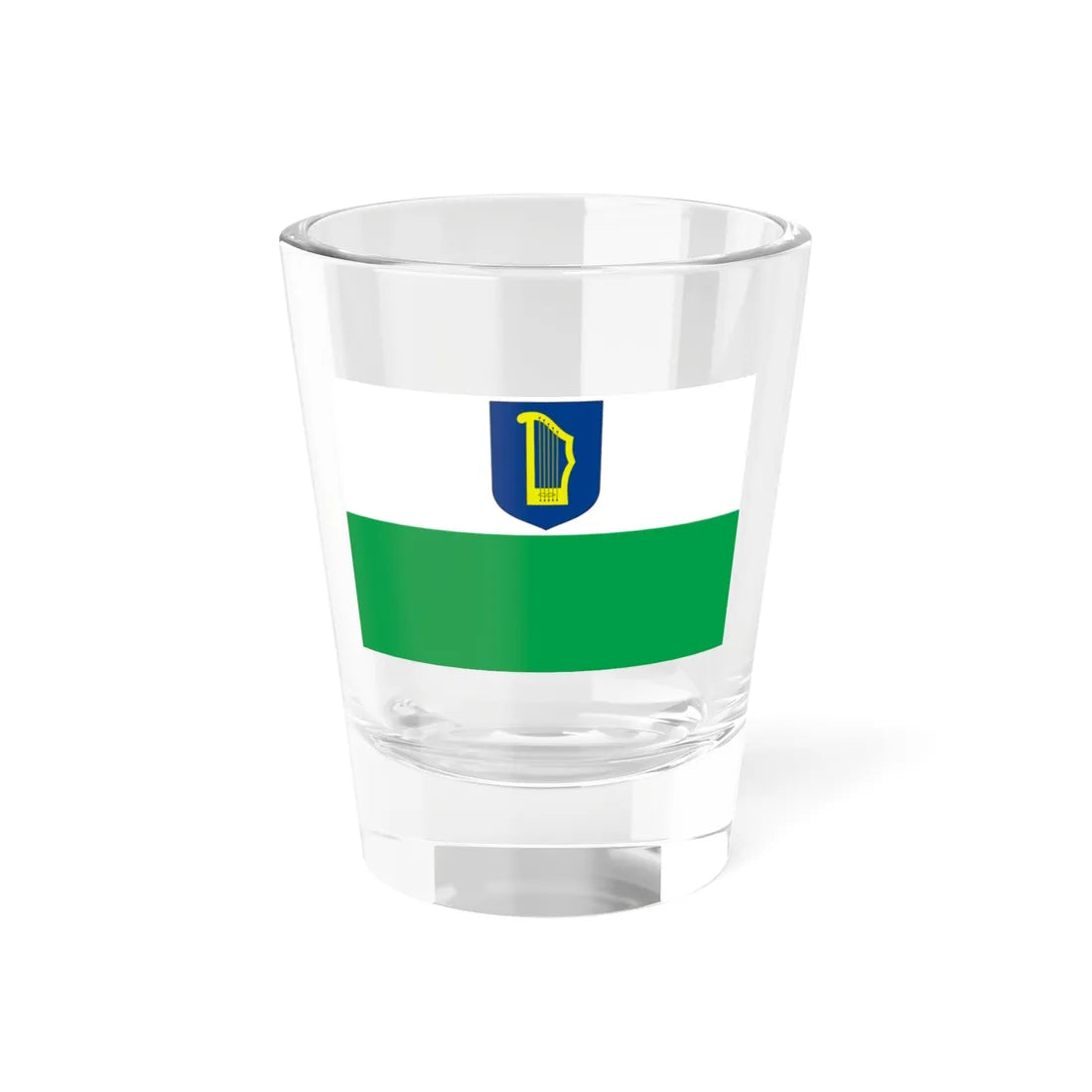 Flag of Petserimaa (Estonia) Shot Glass 1.5oz 1.5oz - Go Mug Yourself