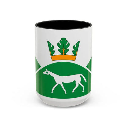 Flag of Pewsey UK - Accent Coffee Mug 15oz Black - Go Mug Yourself
