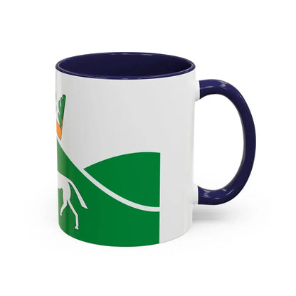 Flag of Pewsey UK - Accent Coffee Mug - Go Mug Yourself